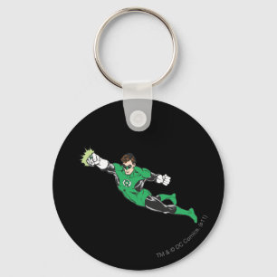 Green Lantern Punches Keychain
