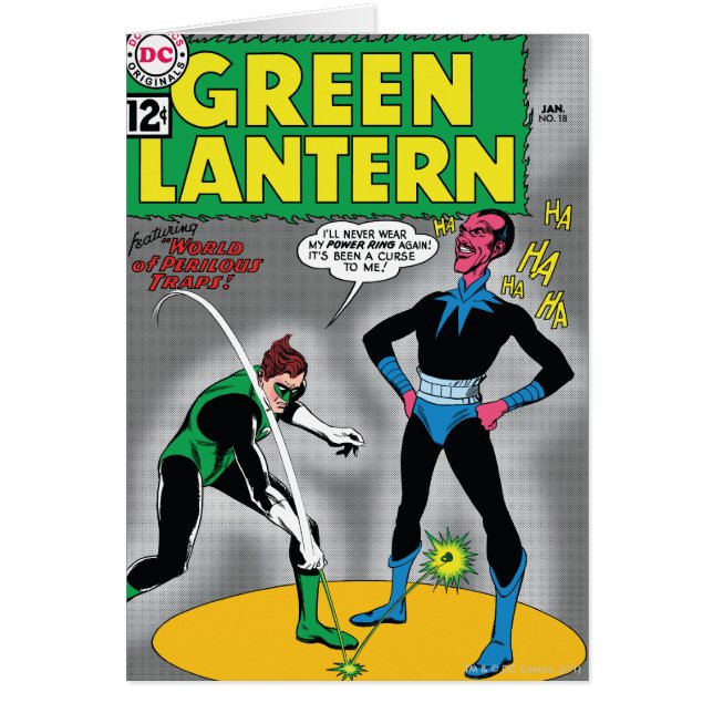 Green Lantern Removes Ring (Front)