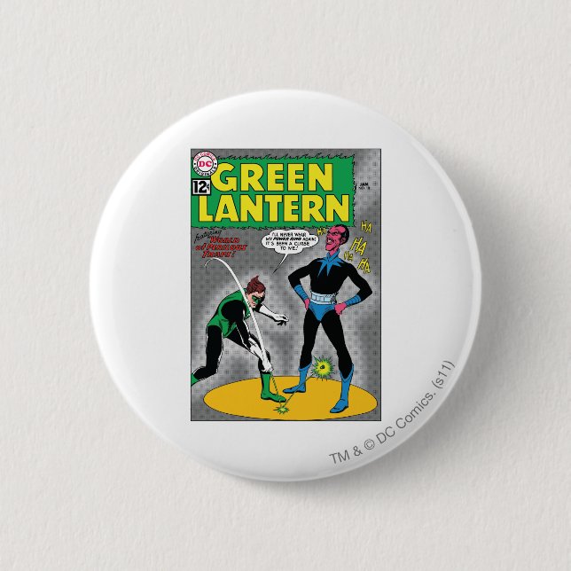Green Lantern Removes Ring 2 Inch Round Button (Front)