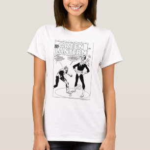 Green Lantern Removes Ring, Black and White T-Shirt