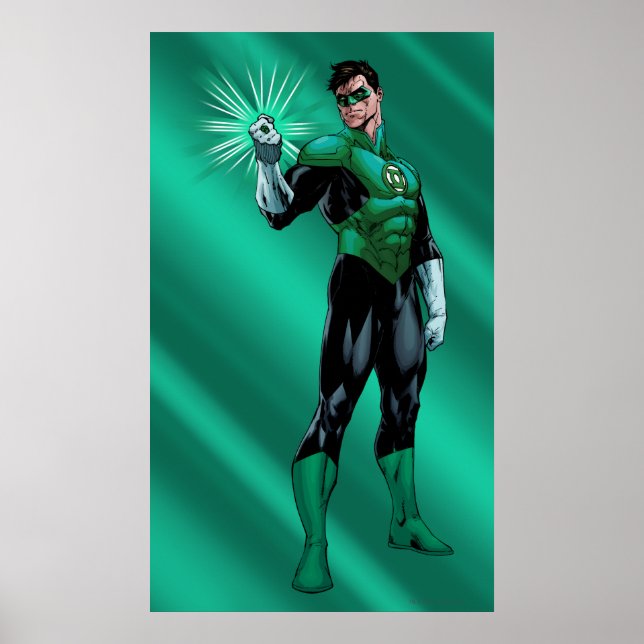 Green Lantern & Ring Poster (Front)