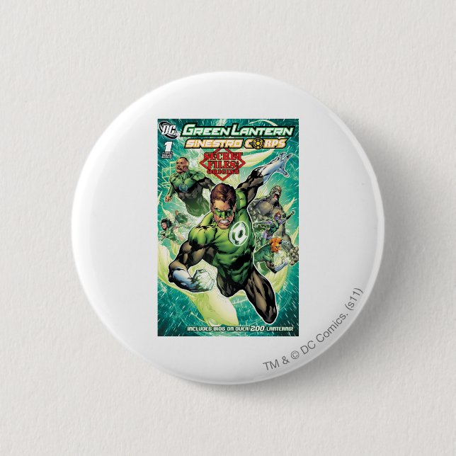 Green Lantern - Secret Files and Origins Cover 2 Inch Round Button (Front)