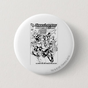 Green Lantern - Secret Files and Origins Cover, Bl 2 Inch Round Button