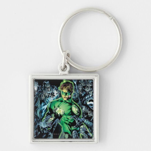 Green Lantern Surrounded - Colour Keychain (Front)