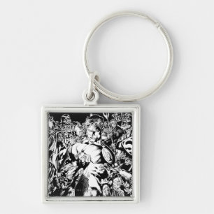 Green Lantern Surrounded Keychain