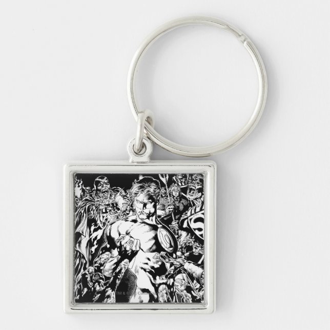 Green Lantern Surrounded Keychain (Front)