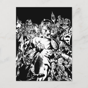 Green Lantern Surrounded Postcard