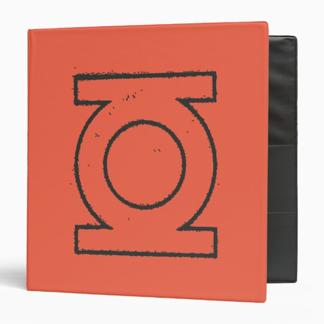 Green Lantern Symbol BW Binder (Front/Inside)