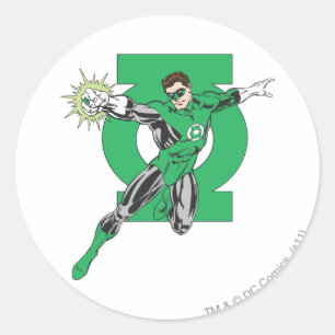 Green Lantern & Symbol Classic Round Sticker