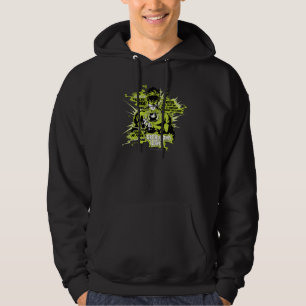Green Lantern Text Collage - Colour Hoodie