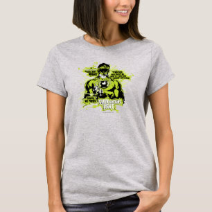 Green Lantern Text Collage - Colour T-Shirt