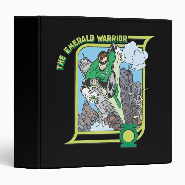 Green Lantern - The Emerald Warrior Binder (Front/Spine)