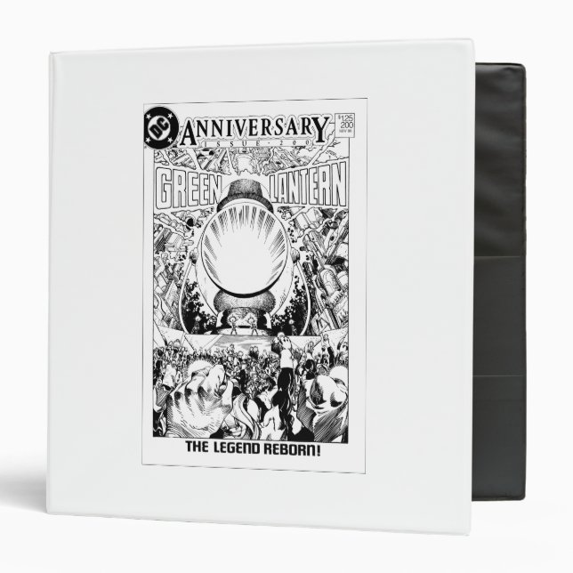 Green Lantern - The Legend Reborn, Black and White Binder (Front/Inside)