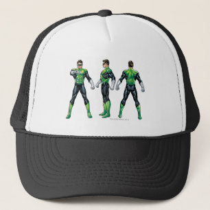 Green Lantern Three Views Trucker Hat