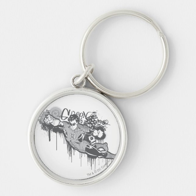 Green Lantern - Twisted Innocence BW Keychain (Front)