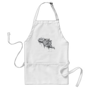 Green Lantern - Twisted Innocence BW Standard Apron