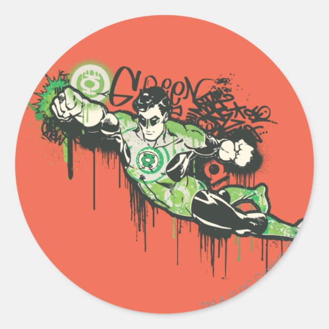 Green Lantern - Twisted Innocence Poster Classic Round Sticker (Front)