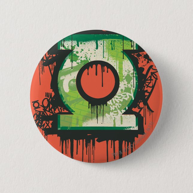 Green Lantern - Twisted Innocence Symbol 2 Inch Round Button (Front)