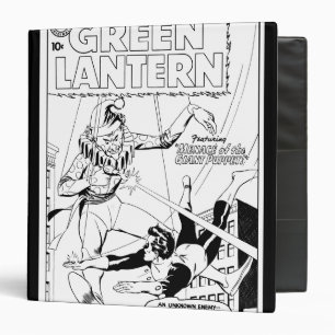 Green Lantern vs Clown, Black and White Binder
