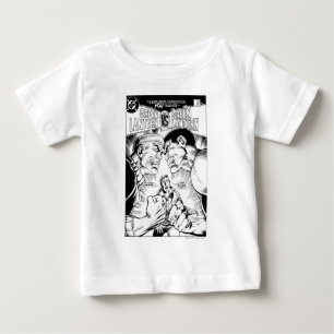 Green Lantern vs Green Lantern, Black and White Baby T-Shirt