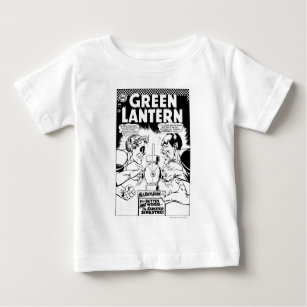Green Lantern vs Sinestro, Black and White Baby T-Shirt