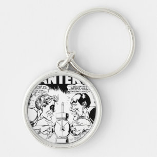 Green Lantern vs Sinestro, Black and White Keychain