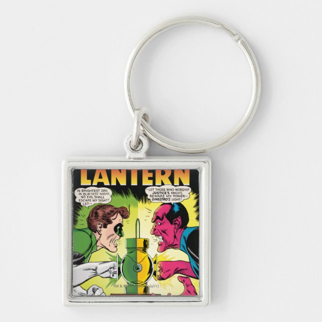 Green Lantern vs Sinestro Keychain (Front)