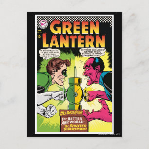 Green Lantern vs Sinestro Postcard
