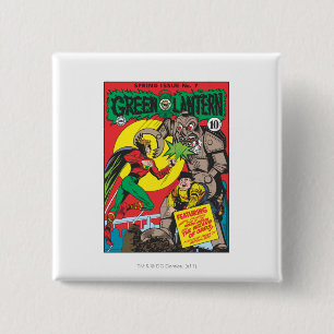 Green Lantern vs The Wizard of Odds 2 Inch Square Button