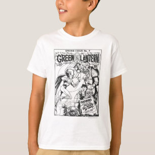 Green Lantern vs The Wizard of Odds, Black and Whi T-Shirt