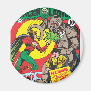 Green Lantern vs The Wizard of Odds Magnet