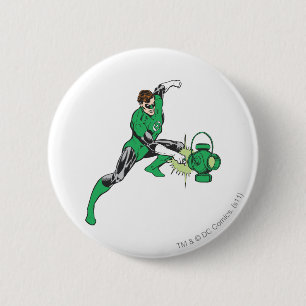 Green Lantern with Lantern 2 Inch Round Button