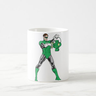 Green Lantern with Lantern Coffee Mug