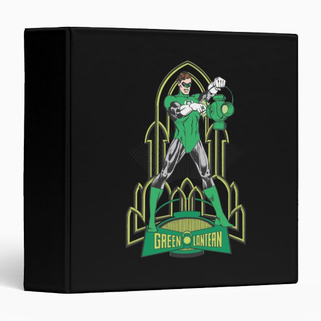 Green Lantern with Letters Binder (Front/Spine)