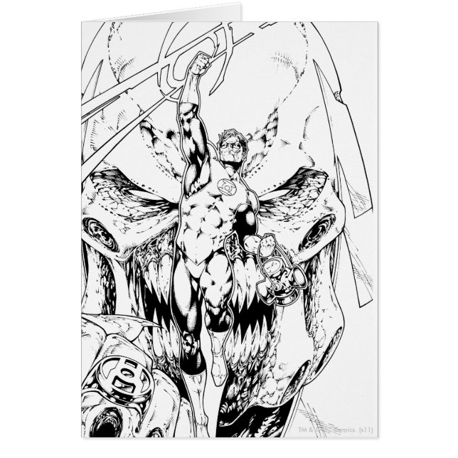 Green Lantern with stream of light (Front)