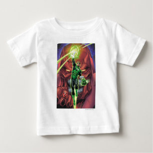 Green Lantern with stream of light - Colour Baby T-Shirt