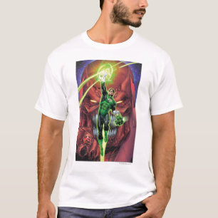 Green Lantern with stream of light - Colour T-Shirt