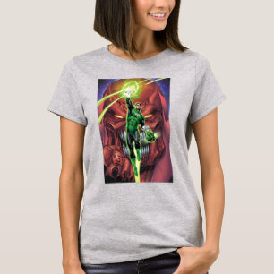 Green Lantern with stream of light - Colour T-Shirt