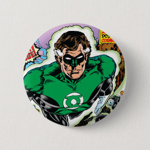 Green Lanterns Flying 2 Inch Round Button