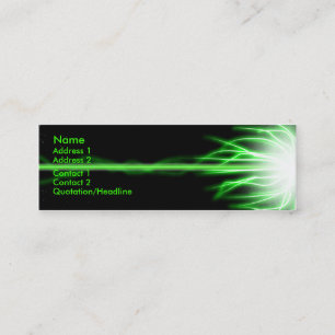 Green Laser Mini Business Card