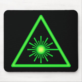 Green Laser Symbol Mousepad