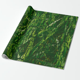 Green Lawn Care Service  Wrapping Paper