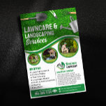 Green Lawncare Landscaping Garden Lawn Care Mowing Flyer<br><div class="desc">This comprehensive lawn care and landscaping services flyer template is ideal for showcasing your expertise and attracting potential clients. The design features a clean layout with ample space to highlight your services,  contact information,  and company logo. Easily customize it to match your brand and start marketing your business effectively!</div>