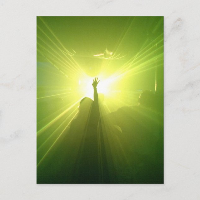 Green Lazerz Postcard (Front)