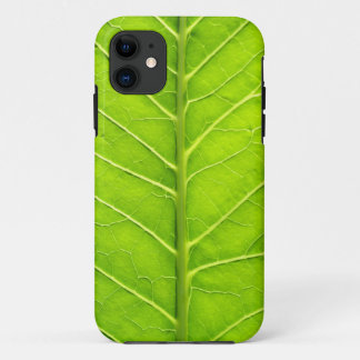Green leaf iPhone 11 case