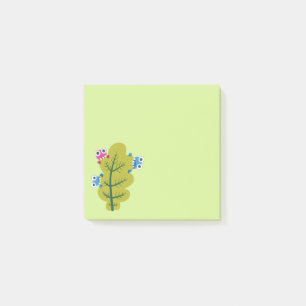 Green Leaf Eaters Cute Cartoon Bugs Post-it Notes