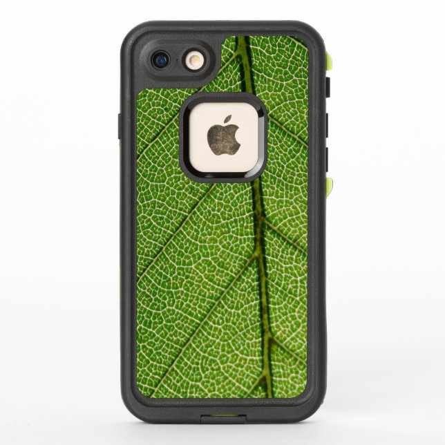 Green Leaf in Detail LifeProof iPhone Case (Back)