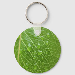 Green Leaf Keychain