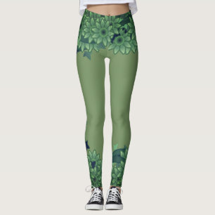 GREEN LEAF Leggings
