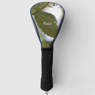 green leaf meditate nature garden photo branch golf head cover